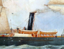 John Scott oil painting O captain..the port is near, the bells I hear