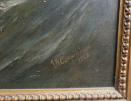 John Wilson Carmichael for sale- Shipwreck_at_Tynemouth- signature and date