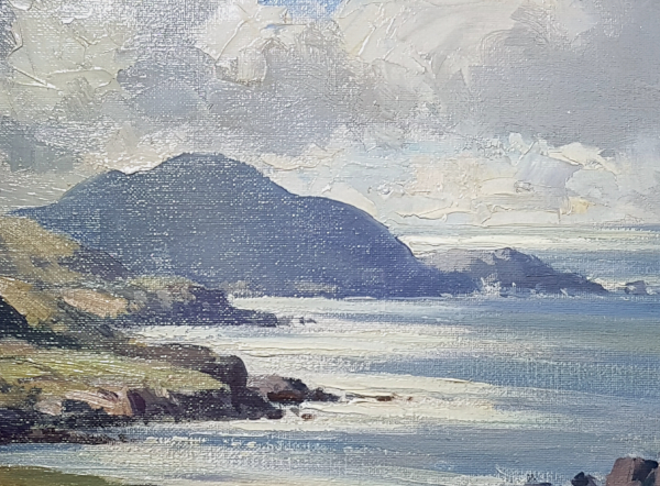 Maurice_Canning_Wilks_oil_silvery_sea_ballingskelligs_bay_Kerry