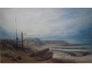 Myles Birket Foster superb watercolour for sale: Cullercoats