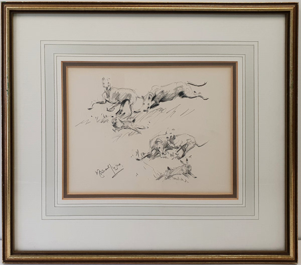 Michael Lyne, drawing for sale, The first turn