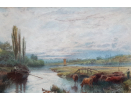 Myles Birket Foster watercolour for sale: Evening on the Yare