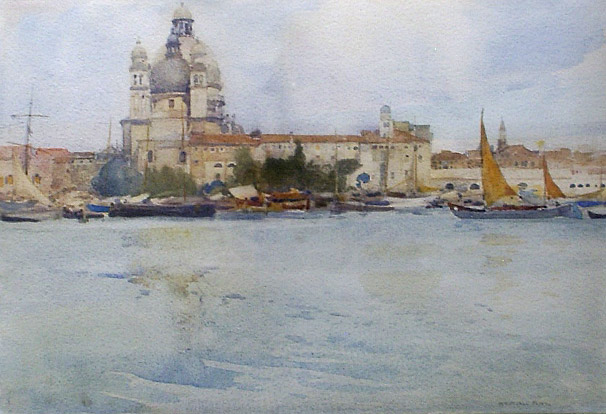 William Russell Flint Mediterranean Harbour