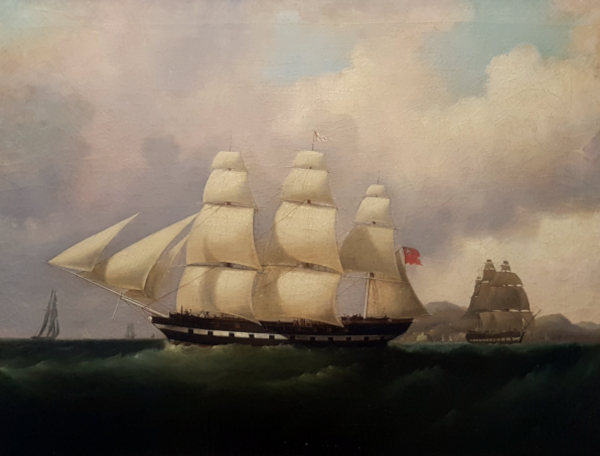 Stephen.Dadd.Skillett.oil.painting.for.sale -Ship_portrait_The Corromandel