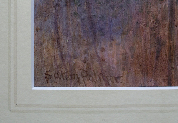 Harry Sutton Palmer artist signature