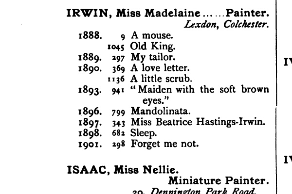 Madelaine.Irwin. RA. Exhibits