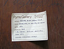 TB Hardy painting label 1