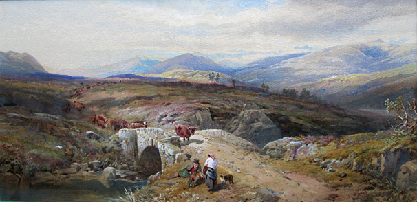 Thomas Miles Richardson, Drovers above Loch Tay
