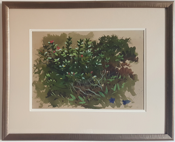 Archibald Thorburn_watercolour.framed