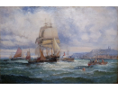 William Anslow Thornley oil painting for sail: Shipping of Whitby