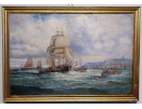William Anslow Thornley oil painting for sail: Shipping of Whitby
