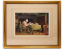 Henry.Spernon.Tozer.watercolour.for.sale - A Frugal repast