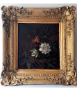Unknown artist, oil on panel for sale, Passionflower