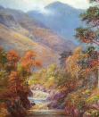 William Lakin Turner, Oil painting, mountain stream