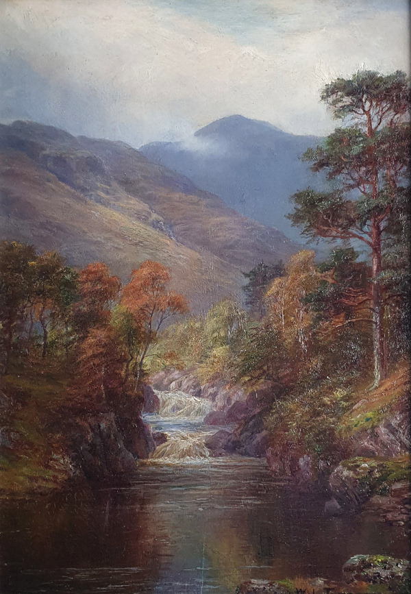 William Lakin Turner, Oil painting for sale, A mountain stream